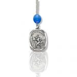 Silver 925° car charm with Saint Christopher (code M2343)